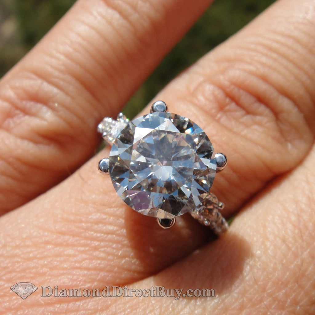 Reduced price , 3 carat round diamond ring